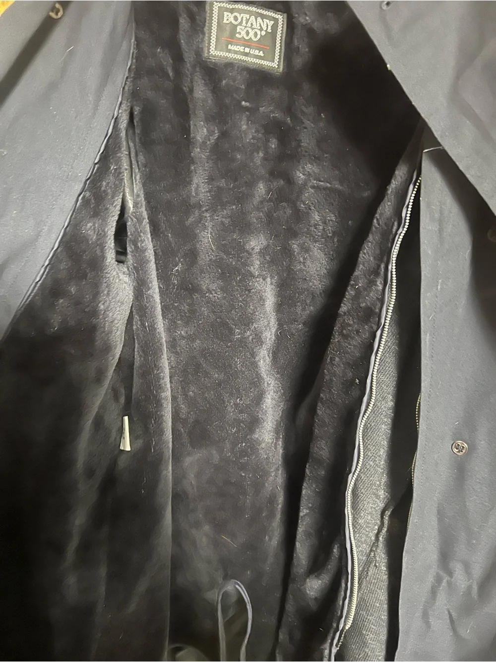 Botany 500 trench coat men’s large